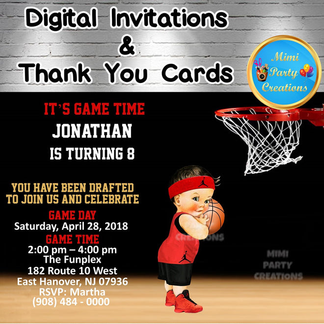 5 x 7 Digital Invitations &amp; Thank You Cards