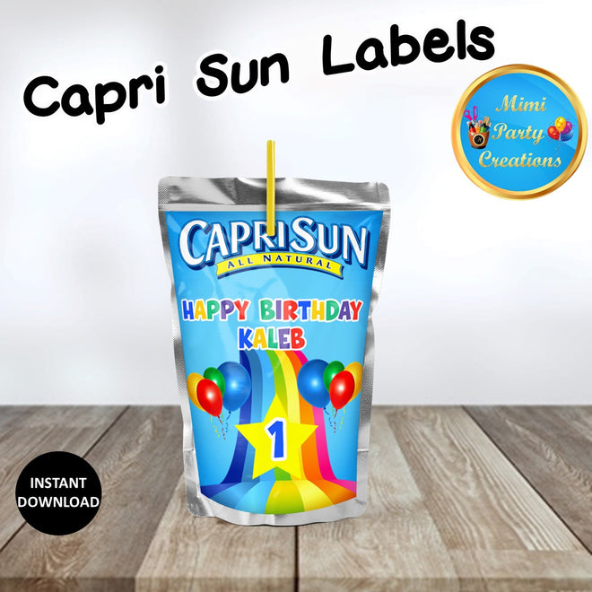 Capri Sun Labels