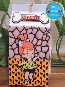 Cute Jungle Girl - Party Favors Milk Boxes