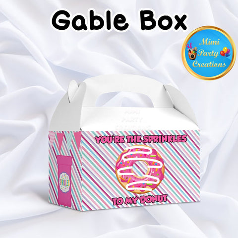 You're The Sprinkles To My Donut - 12 Gable Boxes