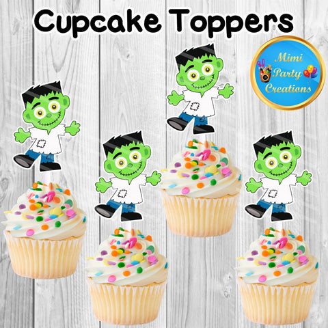 Halloween Frankenstein / Cupcake Toppers